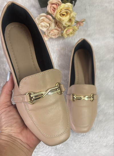Mocassim ClÃ¡ssico Essencial Nude