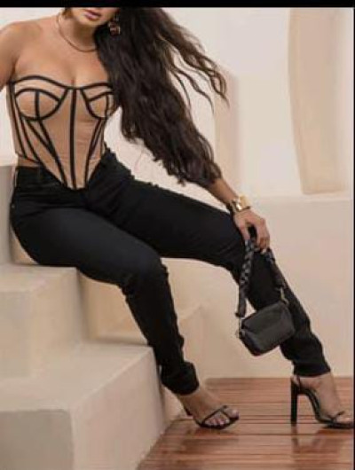 CalÃÂ§a Jeans Feminina Preta  ElegÃÂ¢ncia