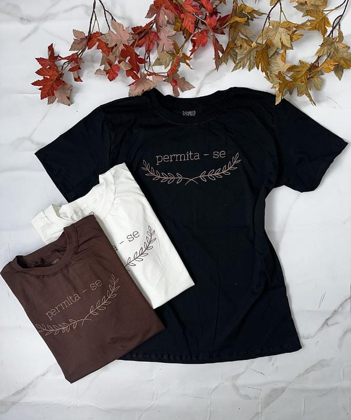 Camiseta "Permita-se"